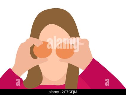 Una donna che controlla le uova con gli occhi per trascurare quella di bassa qualità. Foto Stock