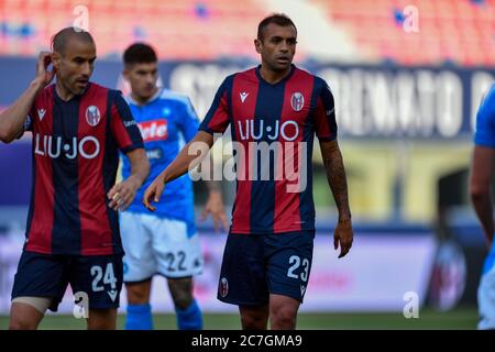 Bologna, Italia. 15 luglio 2020. Bologna, Italia, 15 lug 2020, Danilo (Bologna FC) durante Bologna vs Napoli - serie italiana A calcio - Credit: LM/Alessio Marini Credit: Alessio Marini/LPS/ZUMA Wire/Alamy Live News Foto Stock