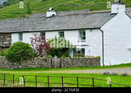 Middle Fell Farm, Langdale, Lake District, Cumbria Foto Stock