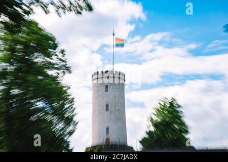 Germania, Renania Settentrionale-Vestfalia, Bielefeld, Sparrenburg Foto Stock