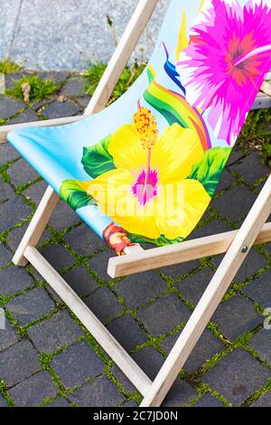 Sedia a sdraio, tempo libero, lounger, relax, godere, Braunschweig, bassa Sassonia, Germania, Europa Foto Stock