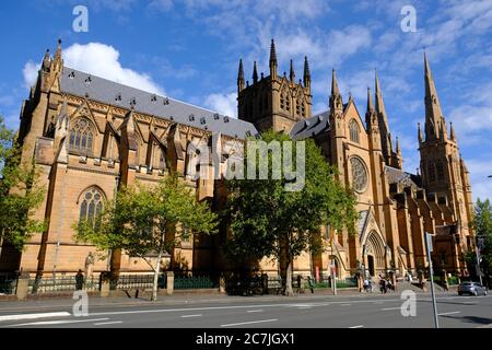 Australia Sydney - Cattedrale di St Marys Foto Stock