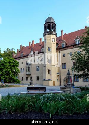 Lutherhaus, Lutherstadt Wittenberg, Patrimonio dell'Umanità dell'UNESCO, Sassonia-Anhalt, Germania Foto Stock