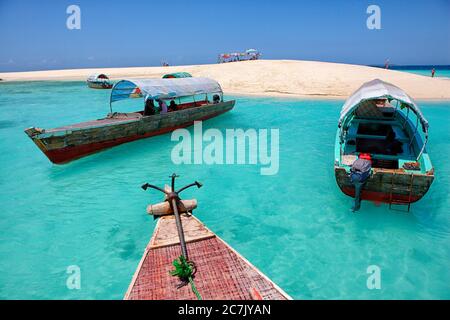 Si tratta di una piccola isola privata dove c'è solo sabbia, si può visitare e rimanere tutto il giorno, è un idilliaco bagno, a piedi e prendere il sole, ogni giorno diversi tour visitando l'isola dove i turisti mangiare Foto Stock