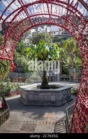 Plaza Juan Gonzalez de la Torre, Garachico, Tenerife, Isole Canarie, Spagna Foto Stock