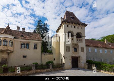 Maissau, Castello di Burg Maissau, a Weinviertel, Niederösterreich, Austria Foto Stock