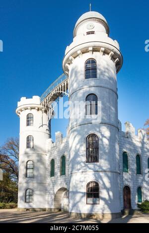 Berlino, Wannsee, Pfaueninsel, Jagdschloss Foto Stock