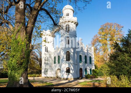 Berlino, Wannsee, Pfaueninsel, Jagdschloss Foto Stock