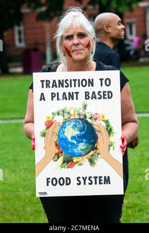 Amsterdam, Paesi Bassi. 18 luglio 2020. AMSTERDAM, 18-07-2020, Amsterdam, Animal Rebellion Credit: Pro Shots/Alamy Live News Foto Stock