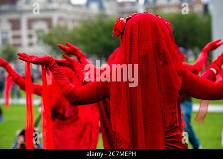 Amsterdam, Paesi Bassi. 18 luglio 2020. AMSTERDAM, 18-07-2020, Amsterdam, Animal Rebellion Credit: Pro Shots/Alamy Live News Foto Stock