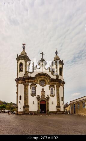 Chiesa di nostra Signora del Monte Carmelo a São João del-Rei, Minas Gerais, Brasile Foto Stock