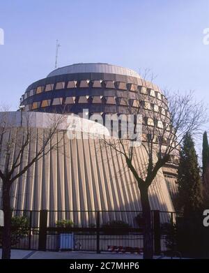 ESTERNO DEL TRIBUNAL COSTITUCIONAL. AUTORE: BONET CASTELLANA ANTONIO. Sede: TRIBUNALE COSTITUZIONALE. MADRID. SPAGNA. Foto Stock