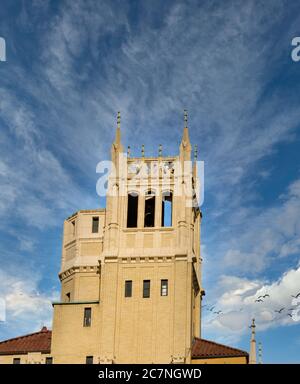 Asheville Bell Tower.jpg Foto Stock