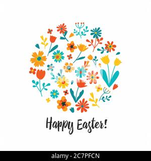 buon vettore di pasqua Illustrazione Vettoriale