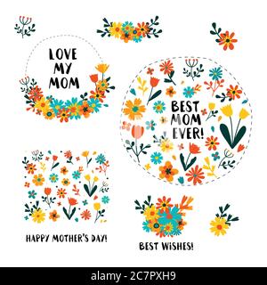 vettore giorno madri Illustrazione Vettoriale