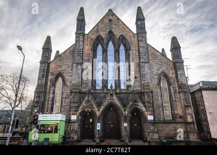 Moschea Dar al-Arqam a Edimburgo, la capitale della Scozia, parte del Regno Unito Foto Stock