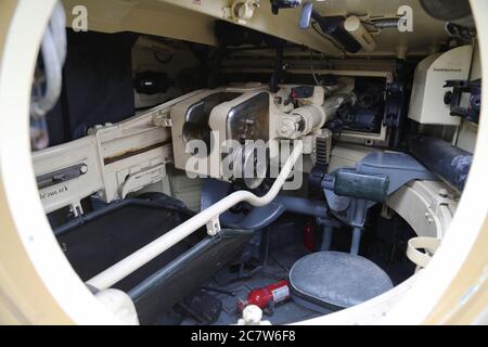 Breech of 88 mm gun, Tiger VI Ausf e Tank numero 131, l'unico serbatoio al mondo in esecuzione Tiger i, catturato il 24 aprile 1943 in Tunisia. Foto Stock