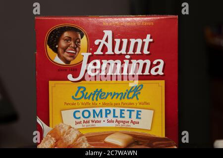 Logo Aunt Jemima Foto Stock