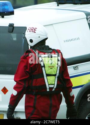 Scottish Fire & Rescue, Jet Ski Foto Stock