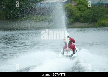 Scottish Fire & Rescue, Jet Ski Foto Stock