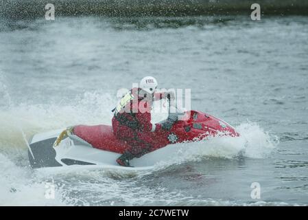 Scottish Fire & Rescue, Jet Ski Foto Stock