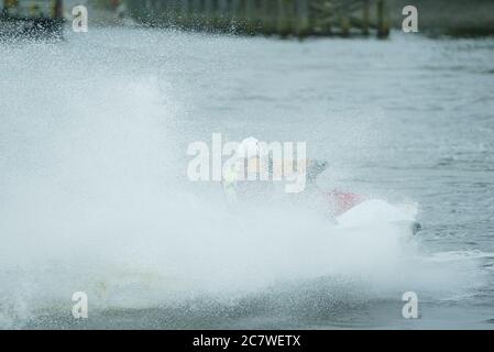 Scottish Fire & Rescue, Jet Ski Foto Stock