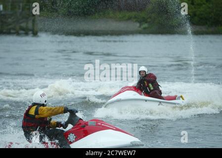 Scottish Fire & Rescue, Jet Ski Foto Stock