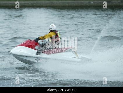 Scottish Fire & Rescue, Jet Ski Foto Stock