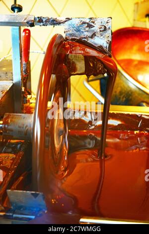 Macchina per la produzione di cioccolato Foto Stock