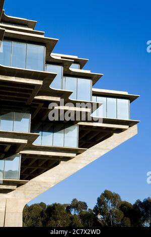 Geisel Library presso l'University College di San Diego, la Jolla, California, USA, Nord America Foto Stock