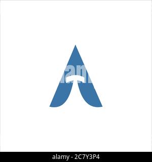 Lettera iniziale al logo o modello di disegno vettoriale del logo ta Illustrazione Vettoriale