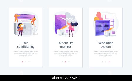 Modello di interfaccia dell'app di pulizia del sistema di associazione. Illustrazione Vettoriale