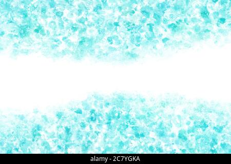 colore pastello estate blu cielo astratto su grunge naturale acquerello mano vernice sfondo Foto Stock