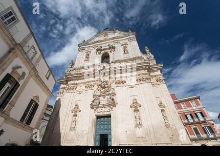 Città di Martina Franca in Valle d'Itria, Puglia Foto Stock