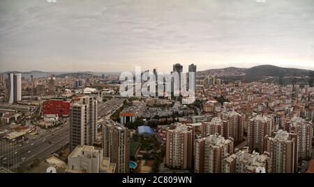 Vista aerea del quartiere di Kartal Foto Stock