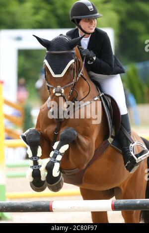 Pandemic Amateur Sports ancora in esecuzione ai tornei di Angelstone a guelph Ontario con i concorrenti olimpici Foto Stock