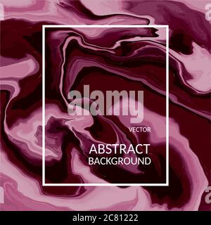 Struttura viola astratta, sfondi di design fluido. Texture pittorica colorata Illustrazione Vettoriale