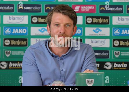 Muenster, Germania. 2020 luglio 20.07.2020. Firo: 2020, calcio, Regionalliga West, stagione 2021/ , SC Preussen Munster, direttore di presentazione dello sport Peter NIEMEYER, | usage worldwide Credit: dpa/Alamy Live News Foto Stock