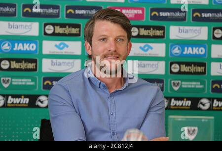 Muenster, Germania. 2020 luglio 20.07.2020. Firo: 2020, calcio, Regionalliga West, stagione 2021/ , SC Preussen Munster, direttore di presentazione dello sport Peter NIEMEYER, | usage worldwide Credit: dpa/Alamy Live News Foto Stock