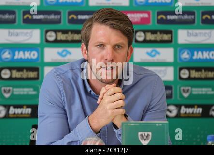 Muenster, Germania. 2020 luglio 20.07.2020. Firo: 2020, calcio, Regionalliga West, stagione 2021/ , SC Preussen Munster, direttore di presentazione dello sport Peter NIEMEYER, | usage worldwide Credit: dpa/Alamy Live News Foto Stock