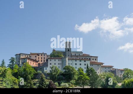 Castelmonte (20 luglio 2020) - il Santuario della Beata Vergine Maria di Castelmonte del XV secolo Foto Stock