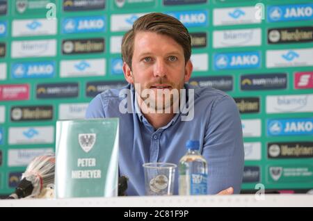 Muenster, Germania. 2020 luglio 20.07.2020. Firo: 2020, football, Regionalliga West, stagione 2021/ , SC Preussen Munster, presentazione del direttore sportivo Peter NIEMEYER, ritratto | utilizzo nel mondo Credit: dpa/Alamy Live News Foto Stock