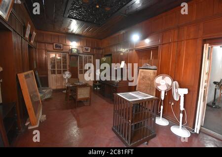 Studio fotografico di Sir Jagadish Chandra Bose (1858-1937). Acharya Bhaban, 93 APC Road (strada circolare superiore), Kolkata. India. Foto Stock