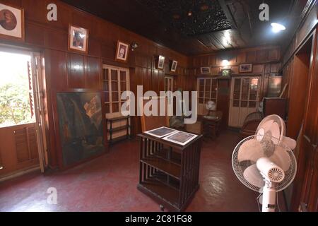 Studio fotografico di Sir Jagadish Chandra Bose (1858-1937). Acharya Bhaban, 93 APC Road (strada circolare superiore), Kolkata. India. Foto Stock