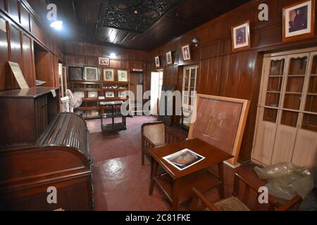 Studio fotografico di Sir Jagadish Chandra Bose (1858-1937). Acharya Bhaban, 93 APC Road (strada circolare superiore), Kolkata. India. Foto Stock