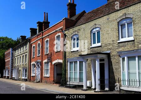 La piazza del centro città, Baldock città, Hertfordshire County, Inghilterra, Regno Unito Foto Stock