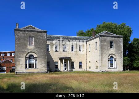 Il Priory, Hitchin Town, Hertfordshire County, England, Regno Unito Foto Stock