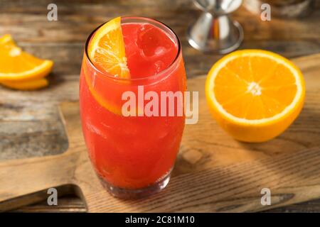 Cocktail rinfrescante con slammer all'arancia dell'Alabama meridionale Foto Stock