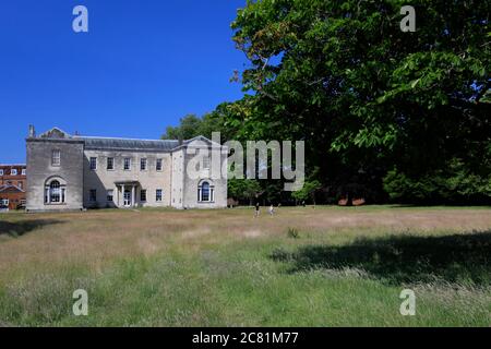 Il Priory, Hitchin Town, Hertfordshire County, England, Regno Unito Foto Stock