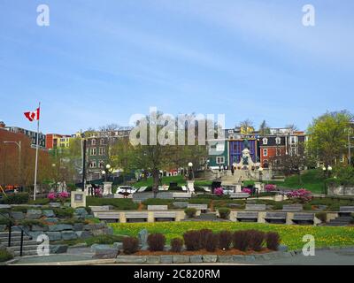 Harbourside Park, St John's, Terranova, Terranova e Labrador, Canada Foto Stock